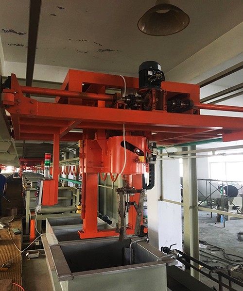 機(jī)械手安裝現(xiàn)場(chǎng)